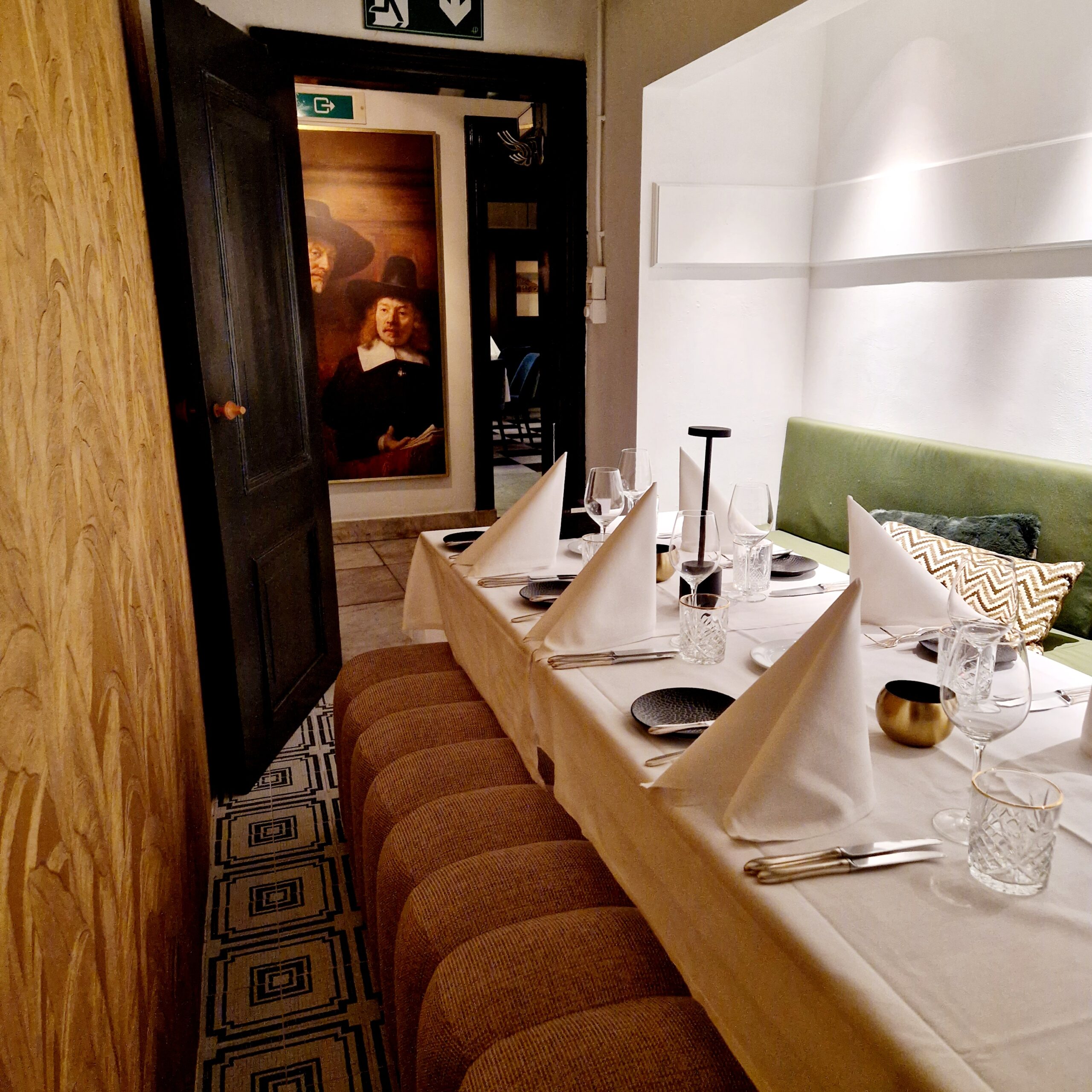 eethoekje in restaurant Het Prentenkabinet