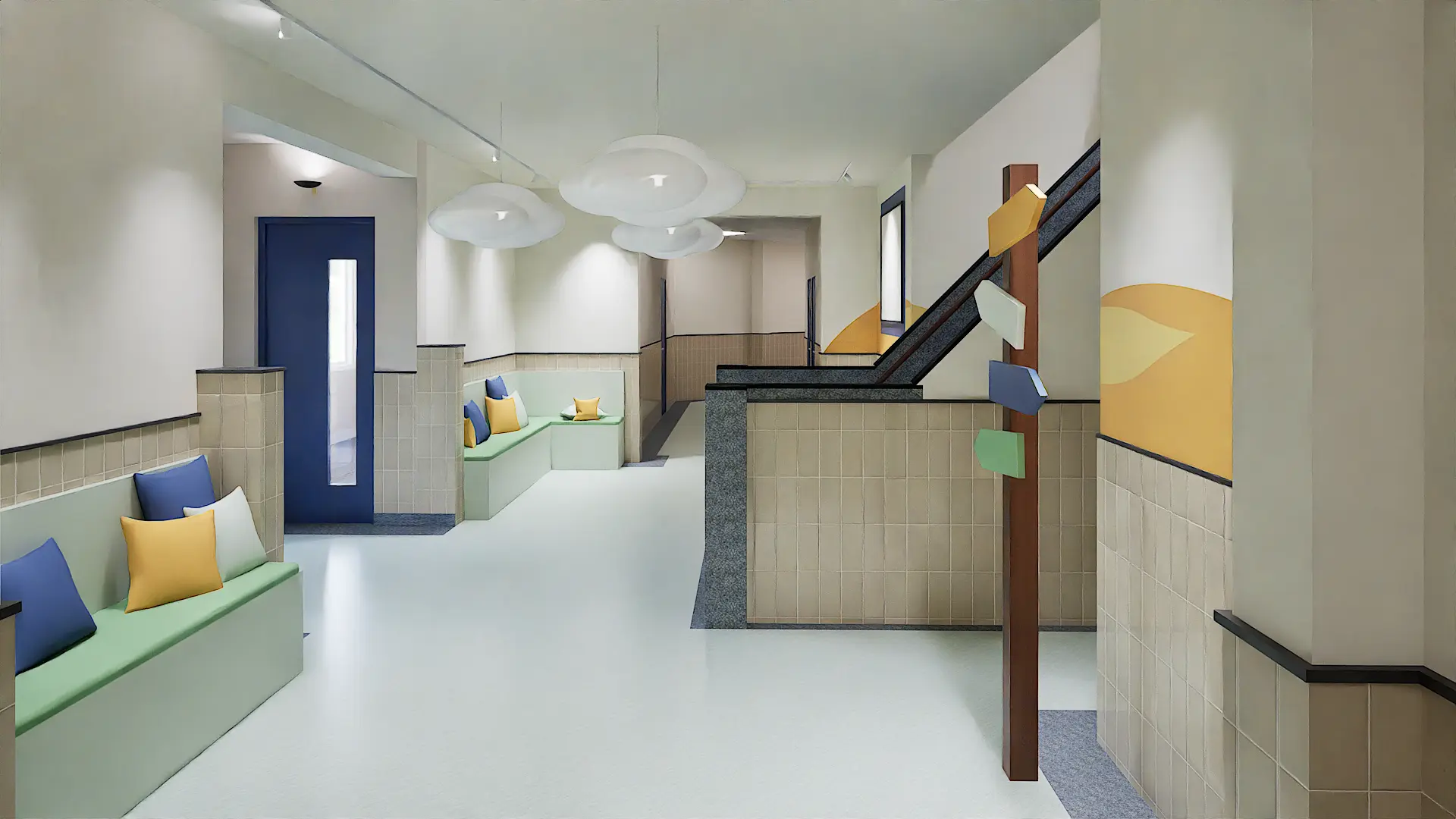 interieurontwerp hal julianaschool
