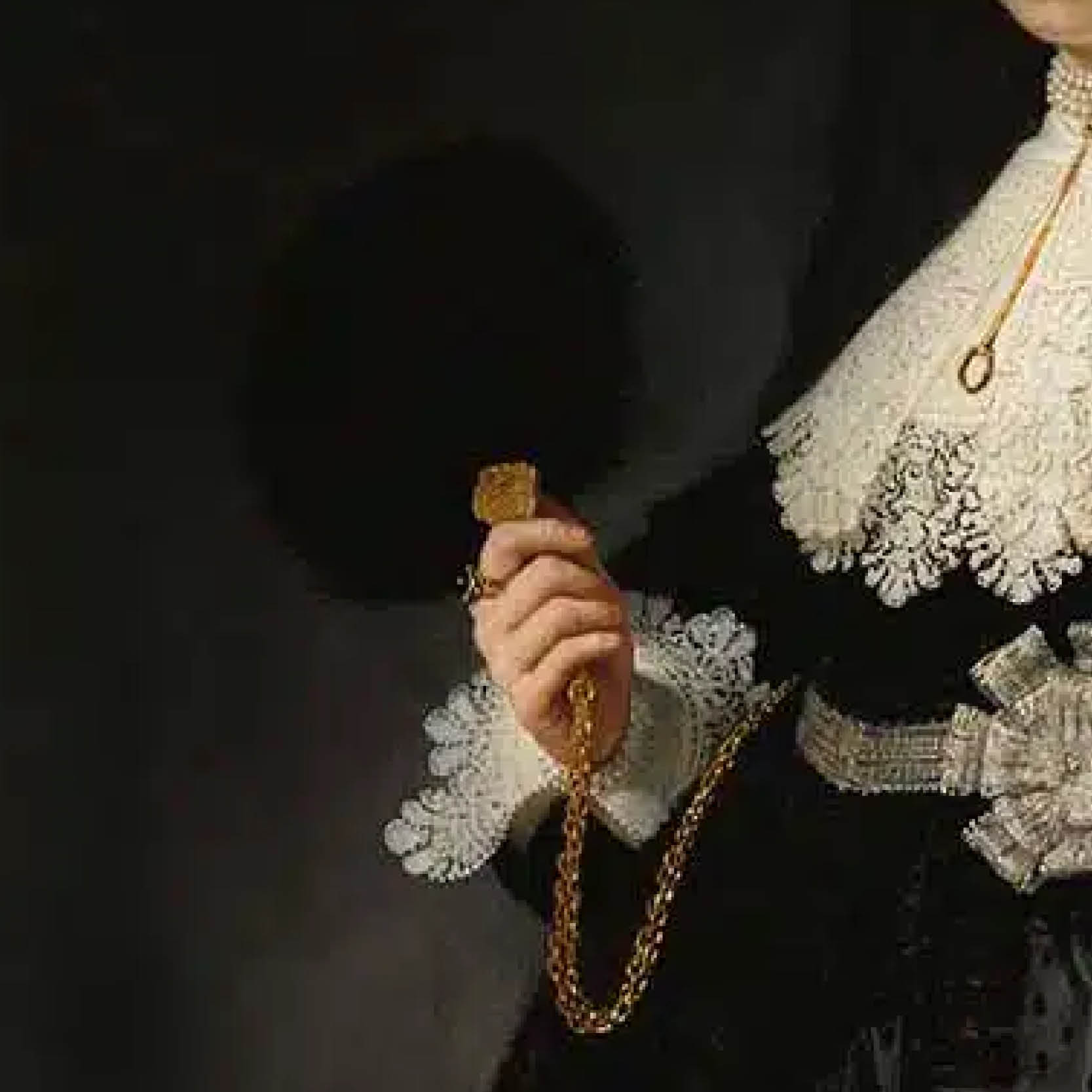 Rembrandt kunst Oopjen detail