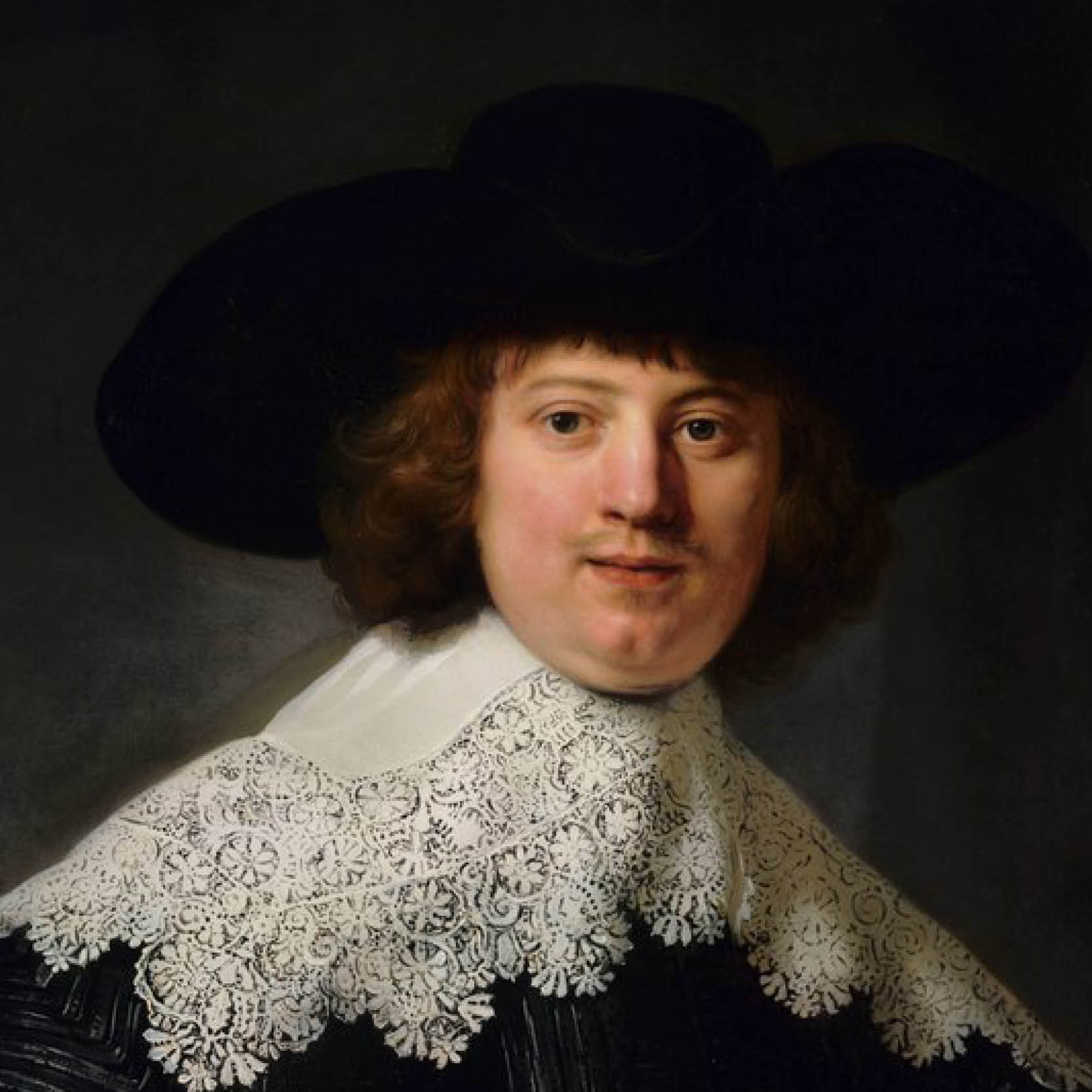 Rembrandt kunstwerk Marten detail